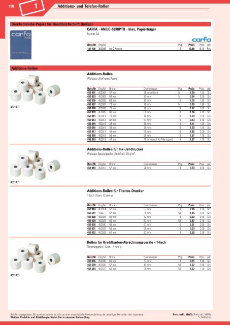 www.EasyBuero.ch - Bürobedarf Katalog