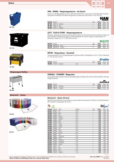 www.EasyBuero.ch - Bürobedarf Katalog