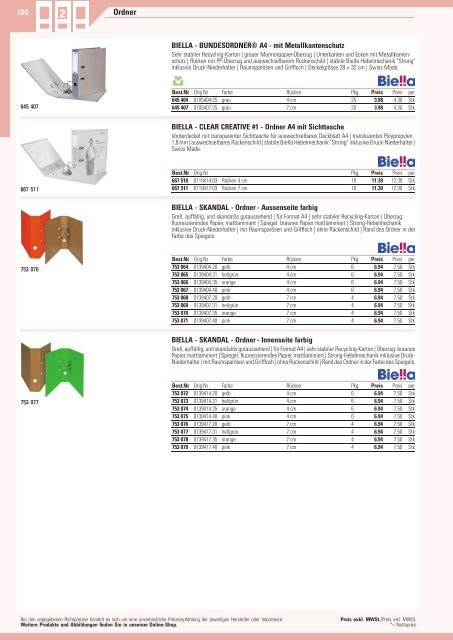 www.EasyBuero.ch - Bürobedarf Katalog