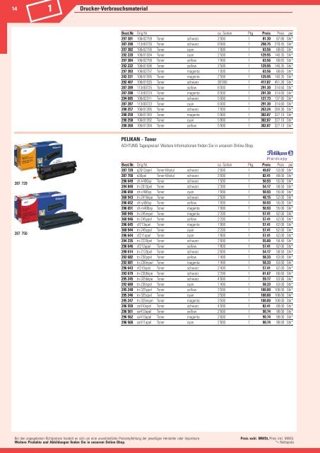 www.EasyBuero.ch - Bürobedarf Katalog