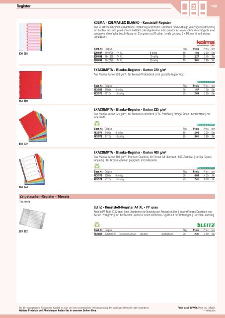 www.EasyBuero.ch - Bürobedarf Katalog