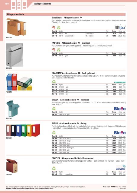 www.EasyBuero.ch - Bürobedarf Katalog