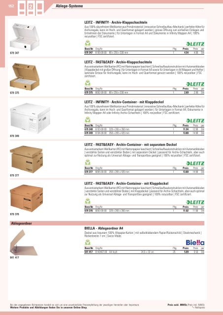 www.EasyBuero.ch - Bürobedarf Katalog