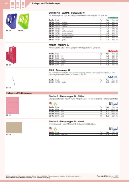 www.EasyBuero.ch - Bürobedarf Katalog