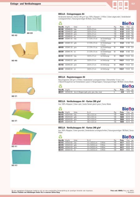 www.EasyBuero.ch - Bürobedarf Katalog