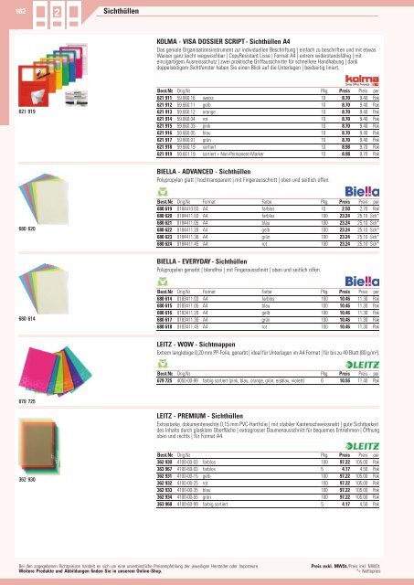 www.EasyBuero.ch - Bürobedarf Katalog