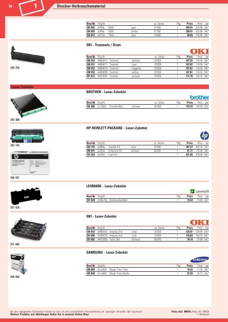 www.EasyBuero.ch - Bürobedarf Katalog