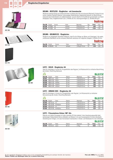 www.EasyBuero.ch - Bürobedarf Katalog