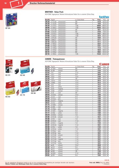 www.EasyBuero.ch - Bürobedarf Katalog