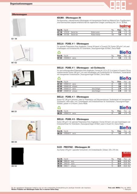 www.EasyBuero.ch - Bürobedarf Katalog