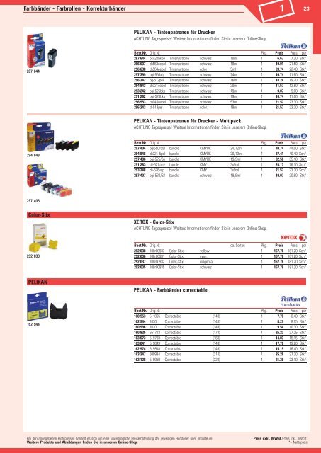 www.EasyBuero.ch - Bürobedarf Katalog