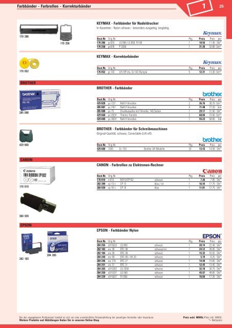 www.EasyBuero.ch - Bürobedarf Katalog