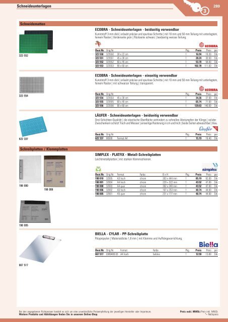 www.EasyBuero.ch - Bürobedarf Katalog