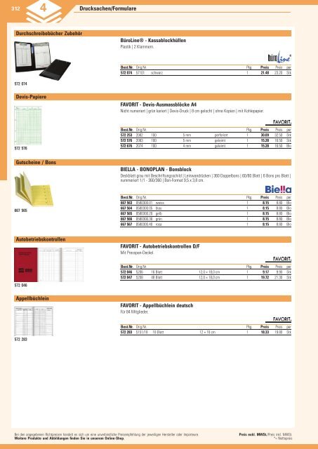 www.EasyBuero.ch - Bürobedarf Katalog