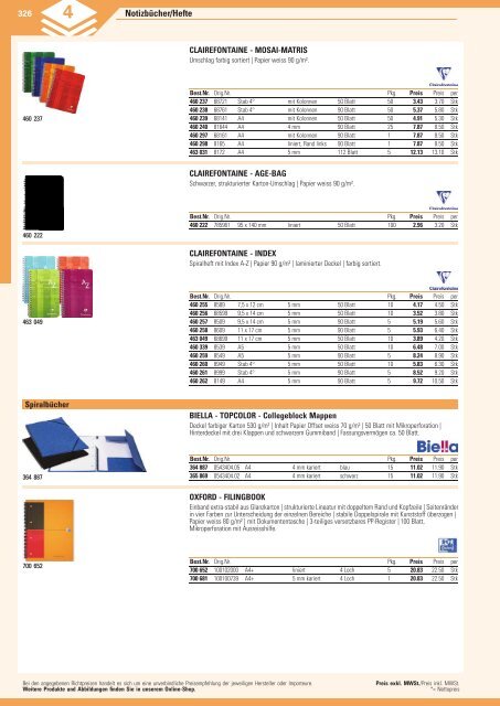 www.EasyBuero.ch - Bürobedarf Katalog