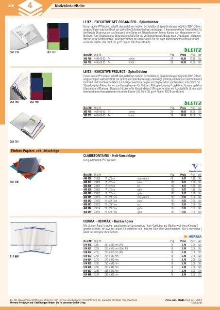 www.EasyBuero.ch - Bürobedarf Katalog