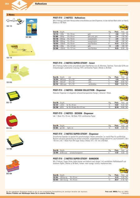 www.EasyBuero.ch - Bürobedarf Katalog