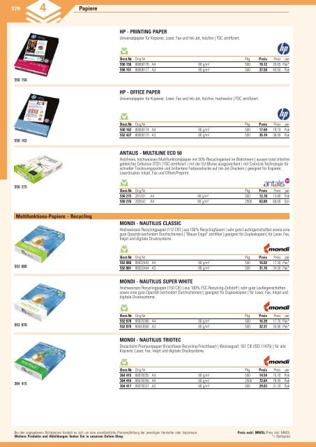 www.EasyBuero.ch - Bürobedarf Katalog