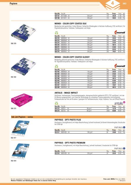 www.EasyBuero.ch - Bürobedarf Katalog