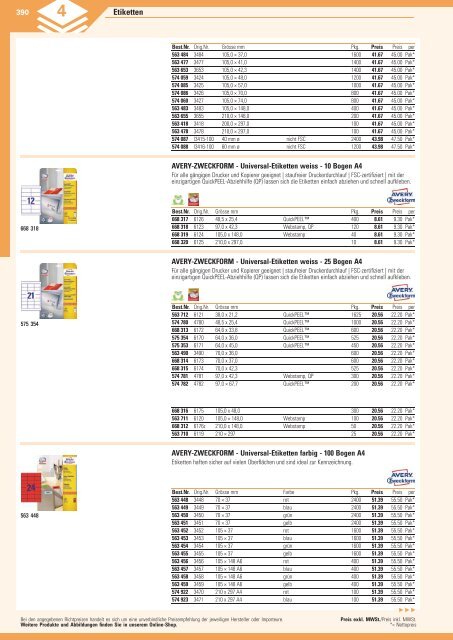 www.EasyBuero.ch - Bürobedarf Katalog