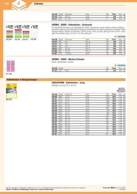 www.EasyBuero.ch - Bürobedarf Katalog