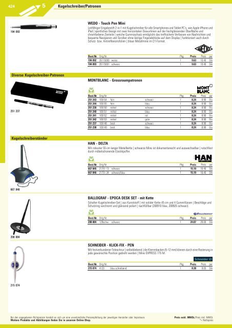 www.EasyBuero.ch - Bürobedarf Katalog