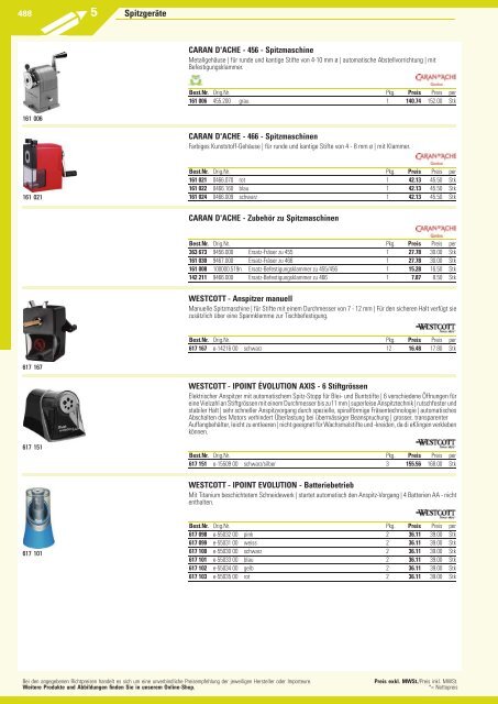 www.EasyBuero.ch - Bürobedarf Katalog