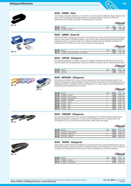 www.EasyBuero.ch - Bürobedarf Katalog