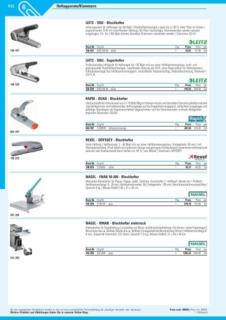 www.EasyBuero.ch - Bürobedarf Katalog