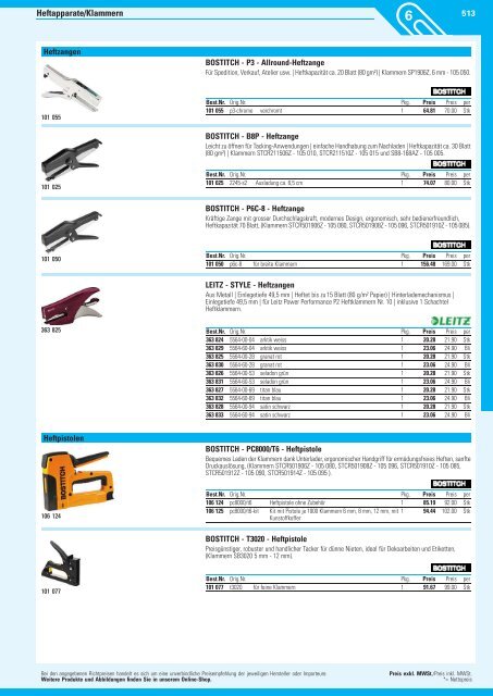 www.EasyBuero.ch - Bürobedarf Katalog