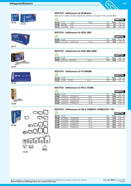 www.EasyBuero.ch - Bürobedarf Katalog