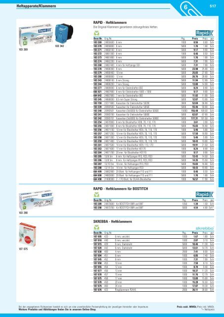 www.EasyBuero.ch - Bürobedarf Katalog