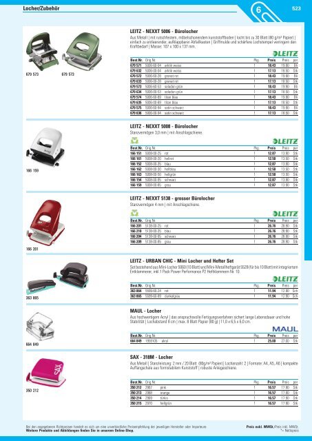 www.EasyBuero.ch - Bürobedarf Katalog