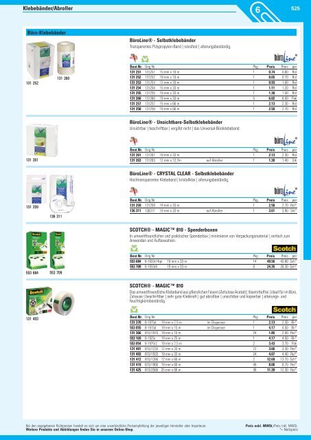 www.EasyBuero.ch - Bürobedarf Katalog