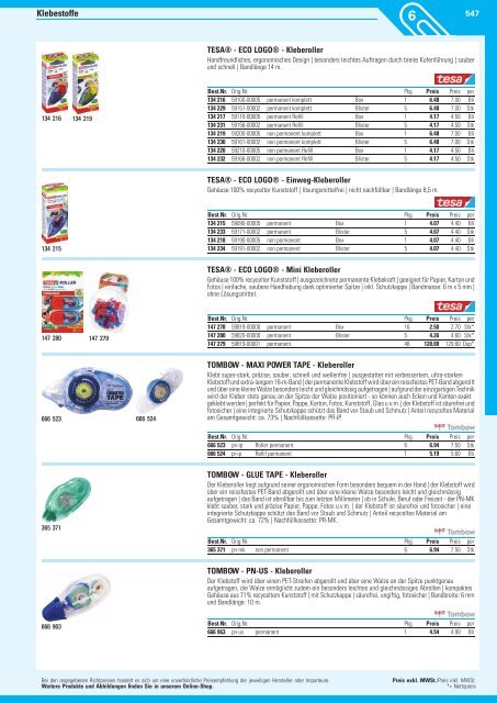 www.EasyBuero.ch - Bürobedarf Katalog