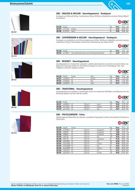 www.EasyBuero.ch - Bürobedarf Katalog