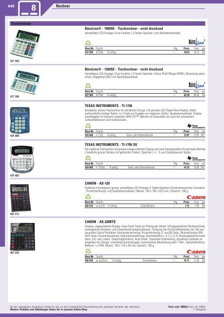 www.EasyBuero.ch - Bürobedarf Katalog