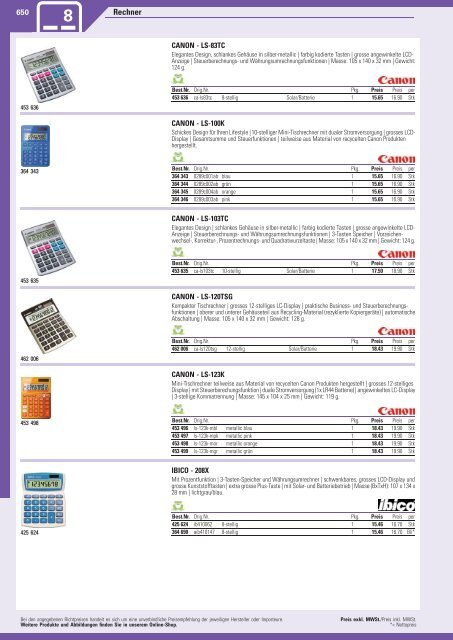 www.EasyBuero.ch - Bürobedarf Katalog