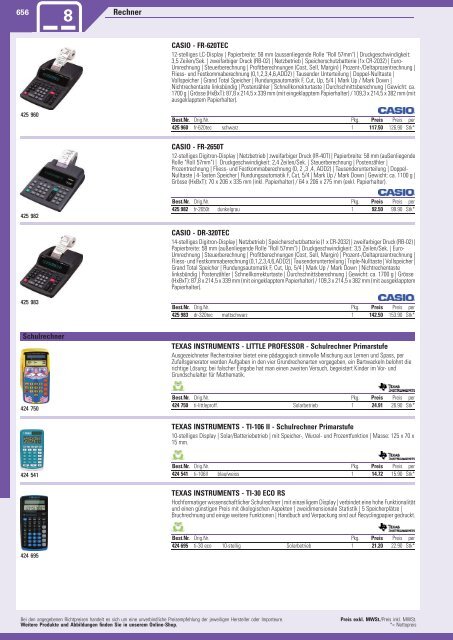 www.EasyBuero.ch - Bürobedarf Katalog