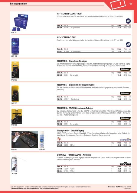 www.EasyBuero.ch - Bürobedarf Katalog