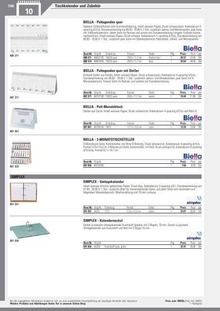 www.EasyBuero.ch - Bürobedarf Katalog