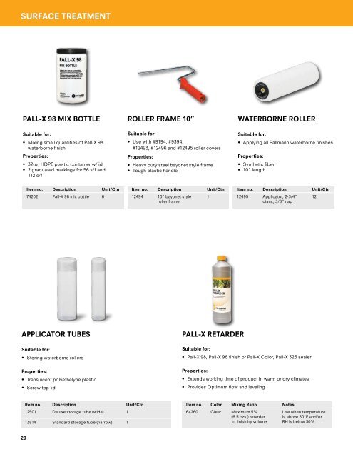 Pallmann Product Guide