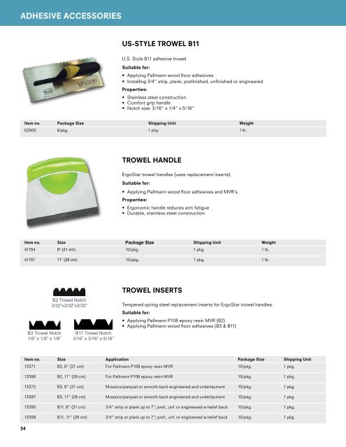 Pallmann Product Guide