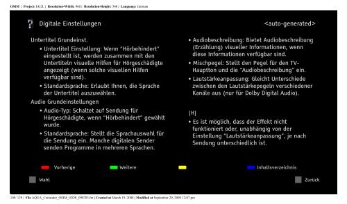 Sony KDL-52V5810 - KDL-52V5810 Istruzioni per l'uso Tedesco