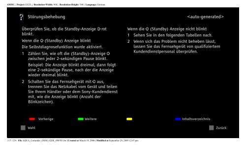 Sony KDL-52V5810 - KDL-52V5810 Istruzioni per l'uso Tedesco