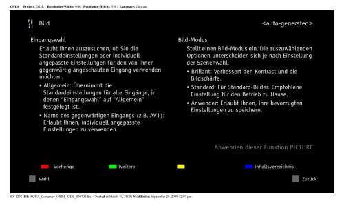 Sony KDL-52V5810 - KDL-52V5810 Istruzioni per l'uso Tedesco