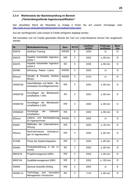 Elektrotechnik und Informationstechnik - Fakultät für Elektrotechnik ...