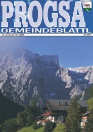 Progsa Gemeindeblattl (7,82 MB)
