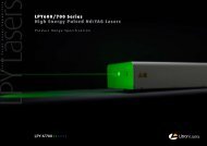 LPY Range Specification - Litron Lasers