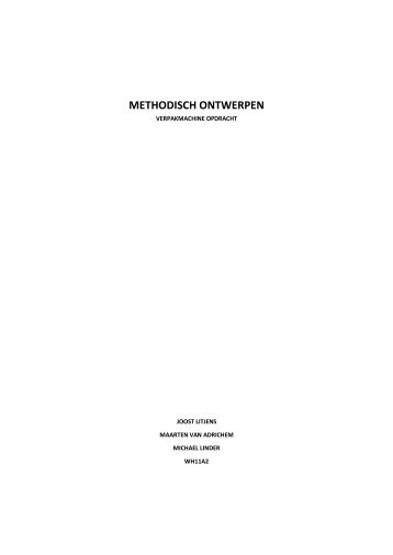 METHODISCH ONTWERPEN - Fons Litjens